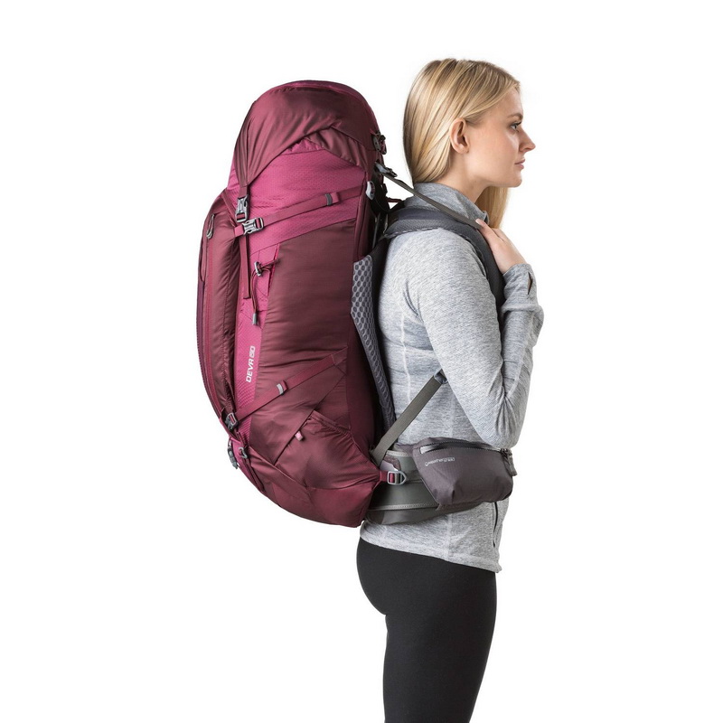 Gregory womens deva 60L backpack side view