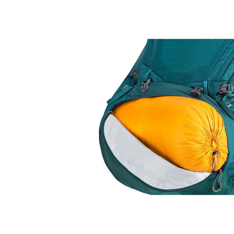 Gregory womens deva 60L backpack sleeping bag compartmenta