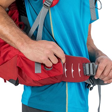 Osprey Atmos 65L Backpack adjustable hip belt