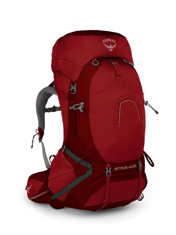 Osprey Atmos 65L Backpack rigby red