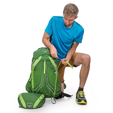 Osprey exos 58 backpack fliptop lid