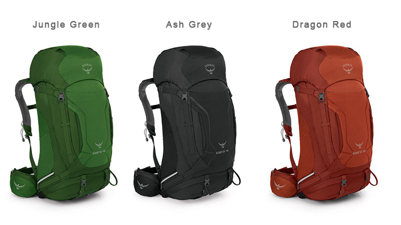 Osprey Kestrel Backpack Colors