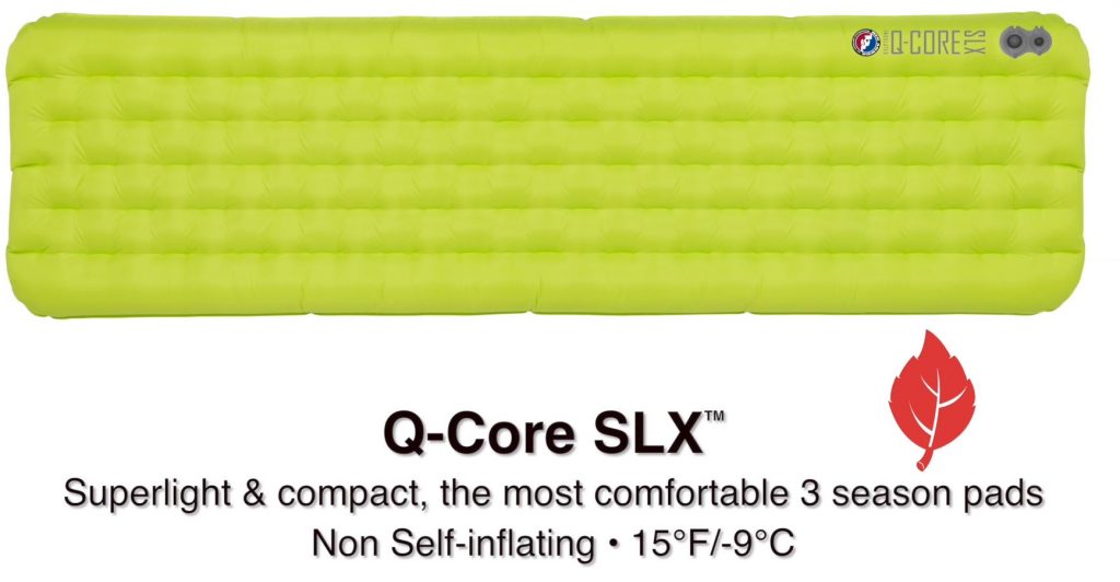 Big Agnes Q Core SLX Sleeping Pad 3 season