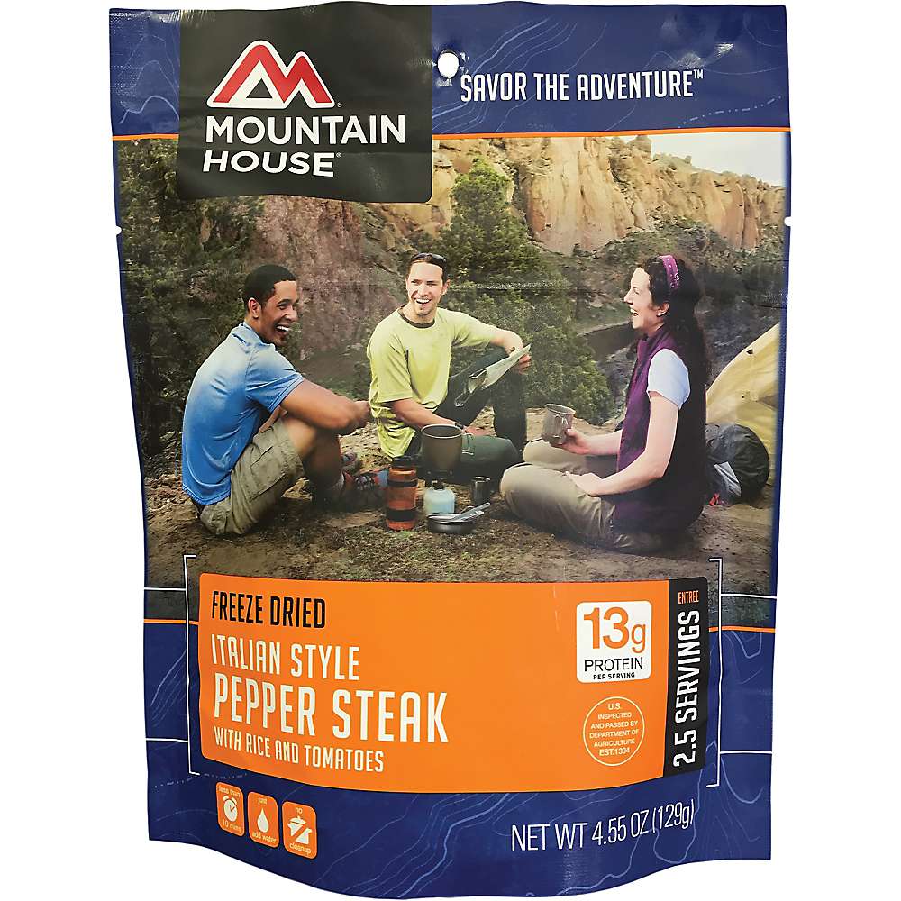 Mountain House Italian Style Pepper Steak with Rice