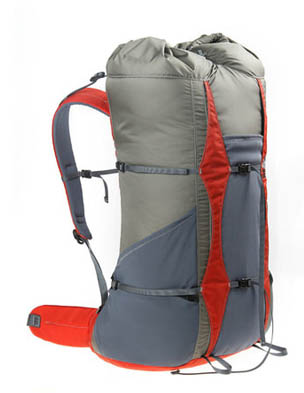 frameless backpacking backpack