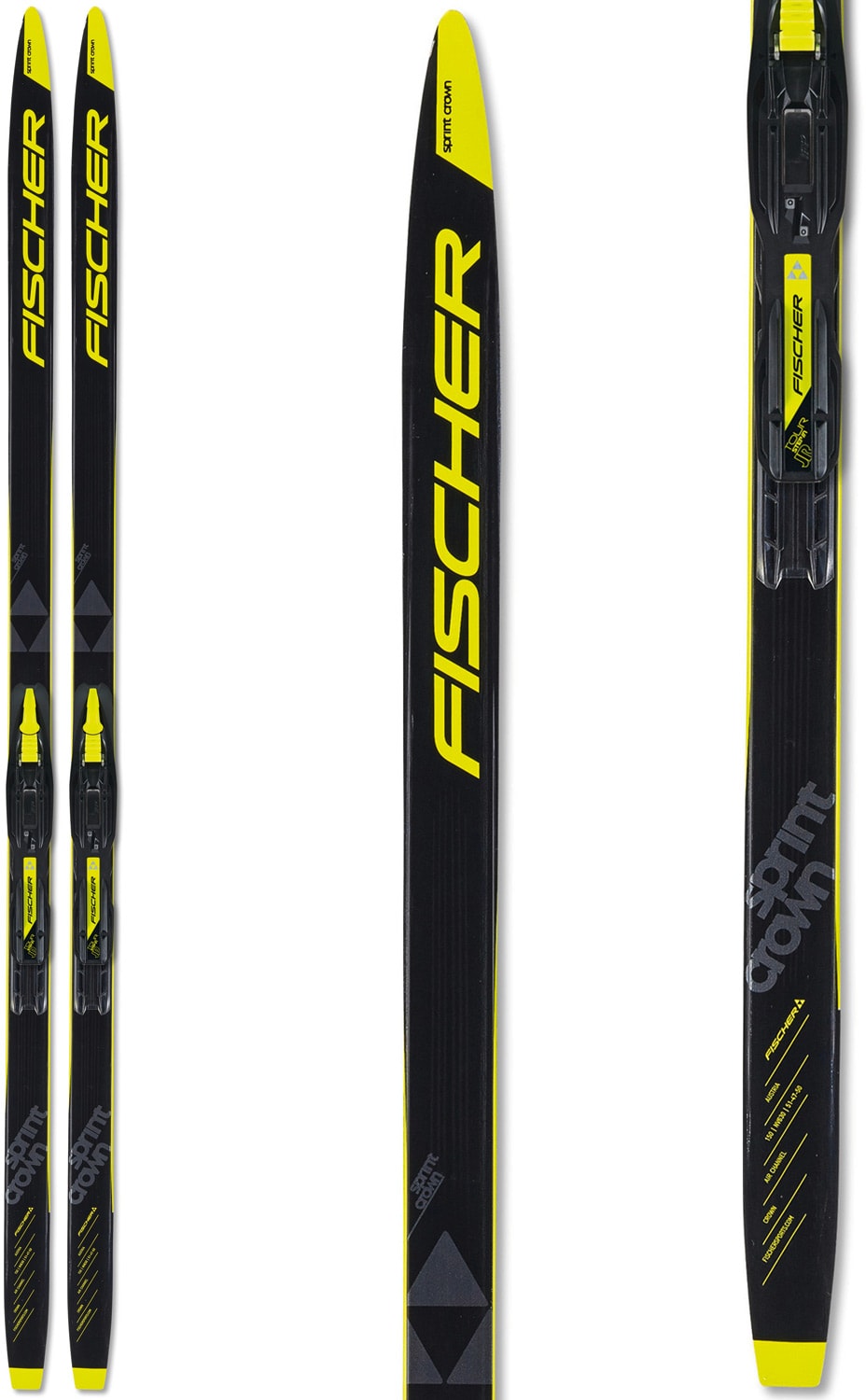 Fischer Sprint Crown XC Skis w/ Tour Step-In Junior IFP Bindings